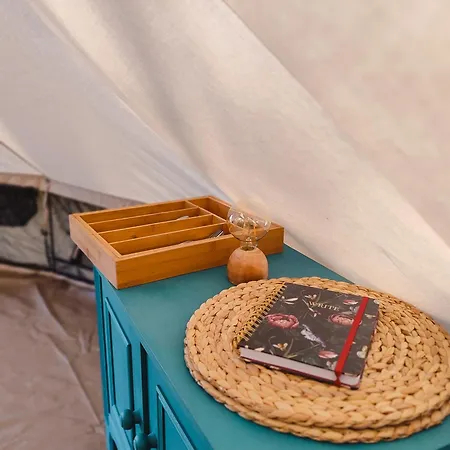 Sfeervolle Ingerichte Bell Tent, Tussen De Akkers En Dicht Bij Het Bos Ledeacker